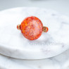 Orange Jasper Stretch Ring