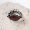 Lava Rock Stretch Ring