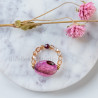 Pink Agate Stretch Ring