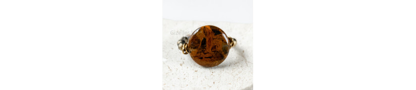 Impression Jasper Stretch Ring