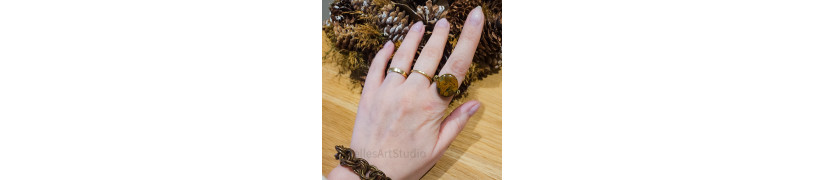 Impression Jasper Stretch Ring