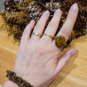 Impression Jasper Stretch Ring