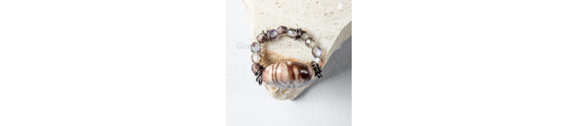 Jasper Cappuccino Stretch Ring