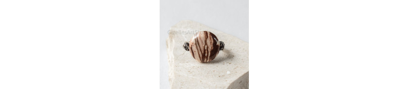 Jasper Cappuccino Stretch Ring