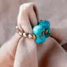 Turquoise Howlite Stretch Ring