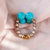 Turquoise Howlite Stretch Ring