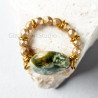 Green Rhyolite Stretch Ring