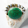 Green Howlite Stretch Ring