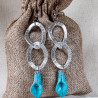 Upcycled Howlite Earrings