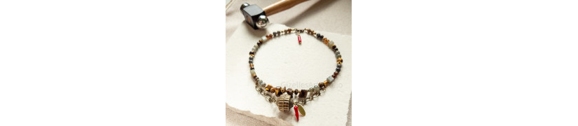 Tigerseye and Labradorite Necklace