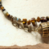 Tigerseye and Labradorite Necklace