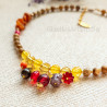 Citrine and Raw Amber Necklace