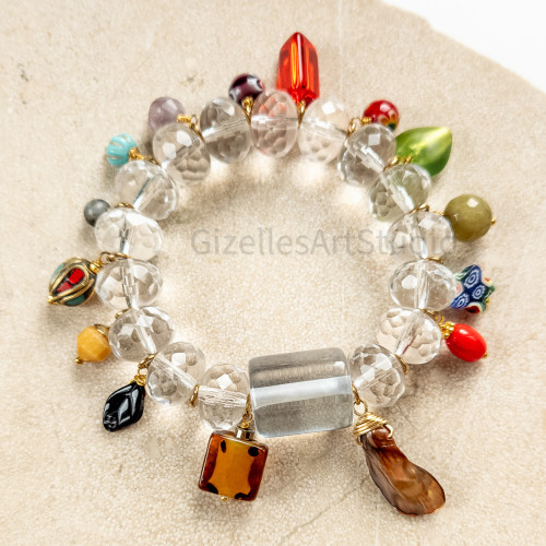 Bransoletka HAPPY CHARMS – personalizowana biżuteria handmade