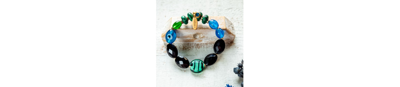 Malachite Upcycled Bracelet