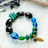 Malachite Upcycled Bracelet