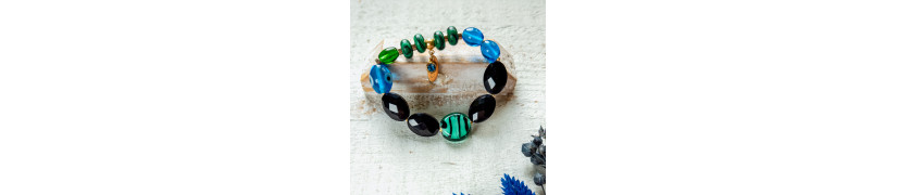 Malachite Upcycled Bracelet