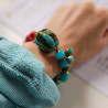 Pink and Blue Chunky Bracelet