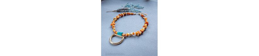 Reclaimed Raw Amber Necklace