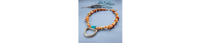 Reclaimed Raw Amber Necklace