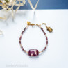 Garnet and Jasper Retro Bracelet