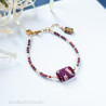 Garnet and Jasper Retro Bracelet