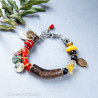 Bohemian Bracelet with Semi-Precious Stones