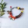 Bohemian Bracelet with Semi-Precious Stones