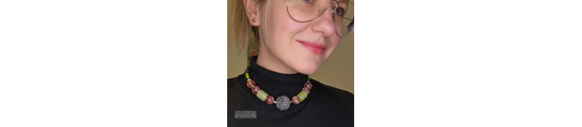 Naszyjnik Choker z Lawą