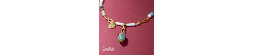 Teal Green Amazonite Necklace