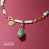 Teal Green Amazonite Necklace