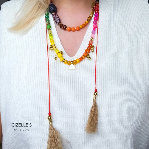 Naszyjnik SOL – kolorowy naszyjnik handmade