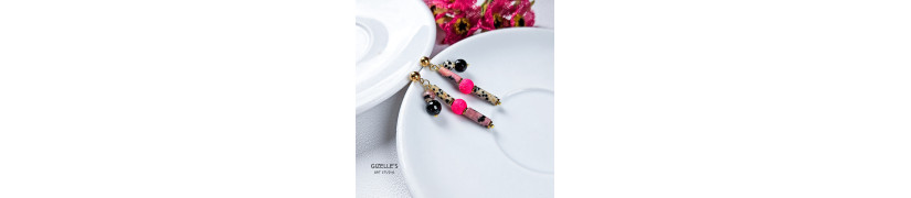 Upcycled Cherry Earrings