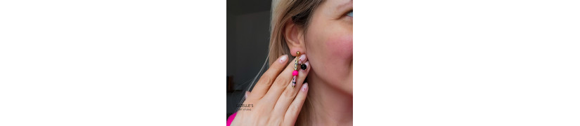 Upcycled Cherry Earrings