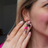 Upcycled Cherry Earrings