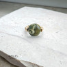 Green Rhyolite Stretch Ring