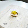 Gray Agate Stretch Ring