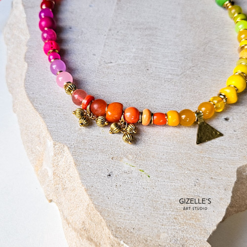 Naszyjnik SOL – kolorowy naszyjnik handmade