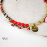 Ręcznie wykonany naszyjnik HALKA z jadeitu, agatu i szkła artystycznego. Kolorowa biżuteria handmade z elementami z odzysku i wy Ręcznie wykonany naszyjnik HALKA z jadeitu, agatu i szkła artystycznego. Kolorowa biżuteria handmade z elementami z odzysku i wy