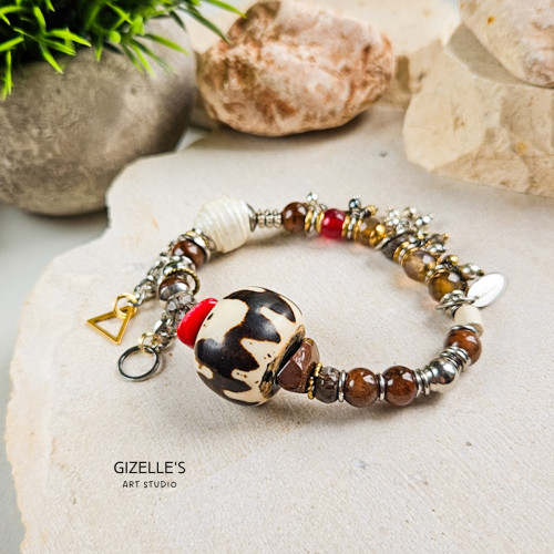 Bransoletka HERERO – bransoletka handmade z kamieni naturalnych