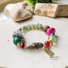 Bransoletka JOY – kolorowa bransoletka handmade z napisem Bransoletka JOY – kolorowa bransoletka handmade z napisem