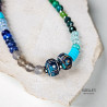 Naszyjnik ZULU – choker z kamieni w odcieniach oceanu Naszyjnik ZULU – choker z kamieni w odcieniach oceanu