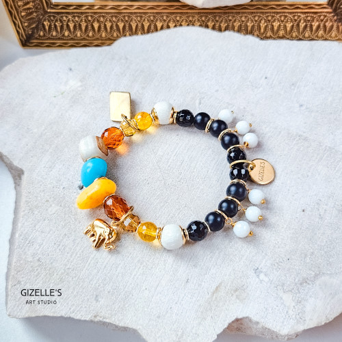 Bransoletka OLLIE – unikatowa biżuteria handmade z kamieni