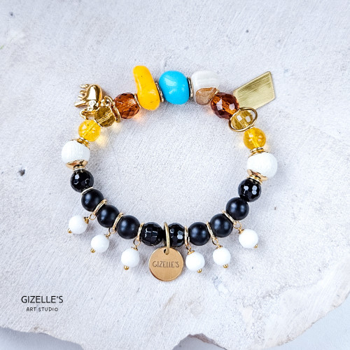 Bransoletka OLLIE – unikatowa biżuteria handmade z kamieni