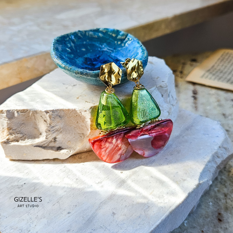 Kolczyki KLEMENTYNY - masa perłowa w nowej odsłonie