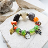 Bransoletka Kwiat Pomarańczy – unikat handmade z kamieni naturalnych Bransoletka Kwiat Pomarańczy – unikat handmade z kamieni naturalnych