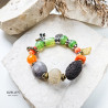 Bransoletka Kwiat Pomarańczy – unikat handmade z kamieni naturalnych Bransoletka Kwiat Pomarańczy – unikat handmade z kamieni naturalnych