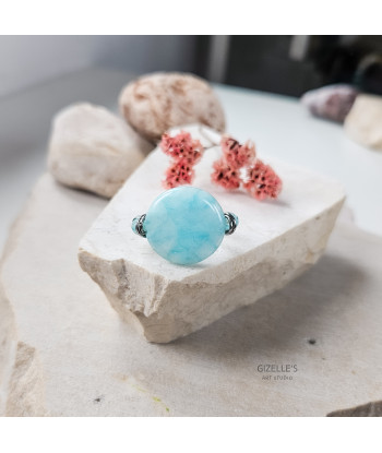 Elastyczny pierścionek Sky High – kwarc i agaty