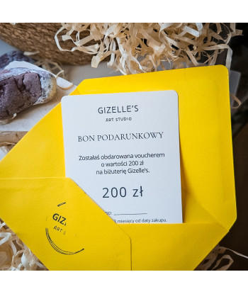 Bon podarunkowy tradycyjny| Gizelle's Art Studio