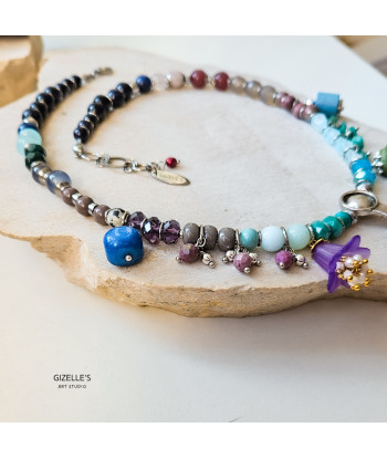 Hoppipolla – kolorowy naszyjnik z kamieni i odzysku