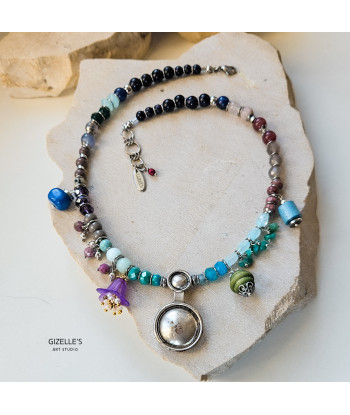 Hoppipolla – kolorowy naszyjnik z kamieni i odzysku